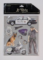 Police Officer Themed Scrapbooking Stickers By La Petites