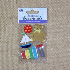 Sandylion Essentials Baby Toys Dimensional Scrapbooking Stickers