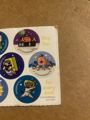 SmileMakers Space Theme Mini Dots Sticker Mod 2.5” Inches
