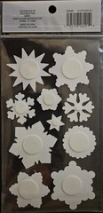 668489 Recollections Blue and White Snowflake Stickers – 10 Pieces