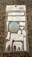 Recollections SOUTH AFRICA Dimensional Stickers 13 Pieces World Travel