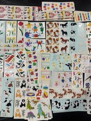 Vintage Mrs Grossman Craft Scrapbook Sticker Lot 260+ SHEETS/Multiple designs