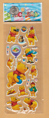 Stickers Tigger in Wash Tub, Winnie the Pooh Singing and Eating Honey – Free S/H