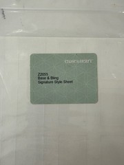 Close To My Heart Base & Bling Signature Style Upper Case Alphabet Sheet #Z2055