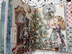 Junk Journal Handmade – Christmas Alice in wonderland