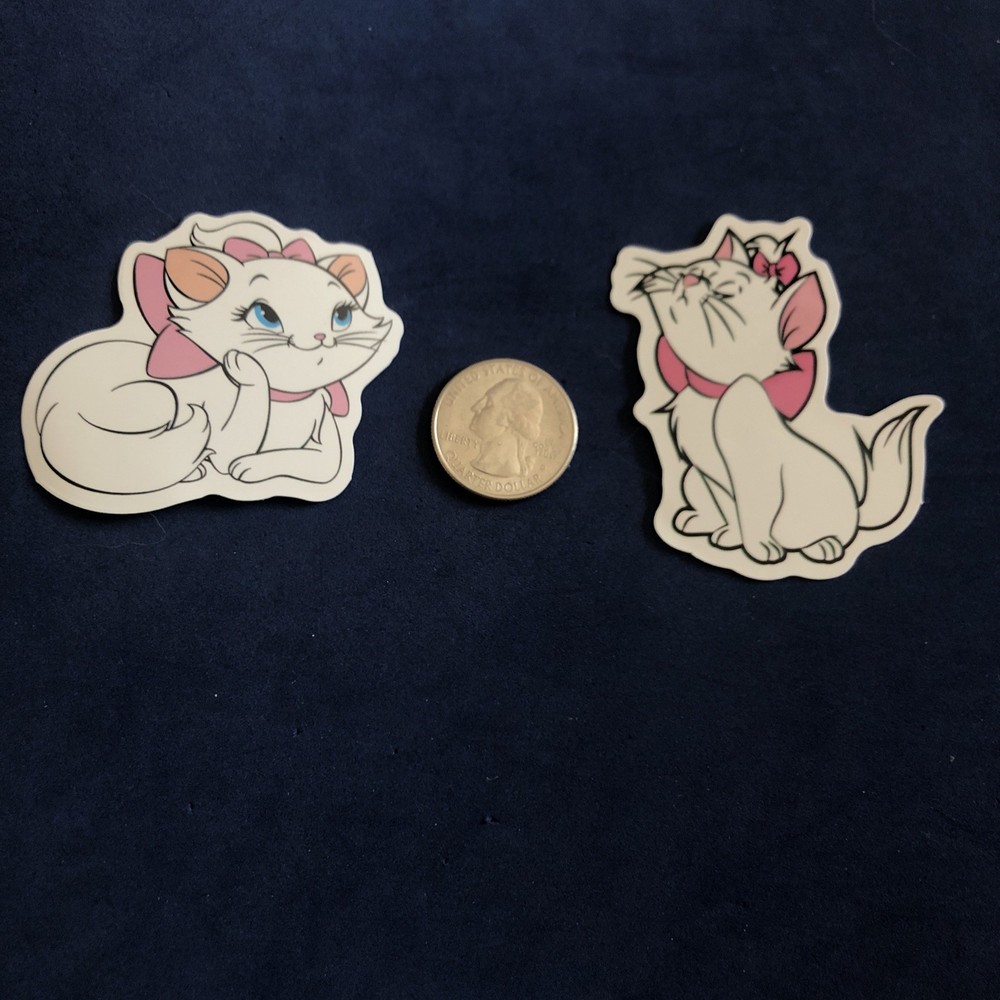 Disney Stickers – Disney Aristocats Marie Lot of 2 Stickers.