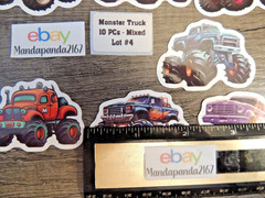 Monster Trucks – Mixed – Stickers Lot #4 – 10 pcs. *Sticker sizes are mixed*