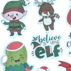 STICKER PACK – Pack #26 – 25 Pieces – Christmas