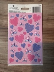 Sticker Lot 15 Packs Unicorn Rainbow Butterfly Flowers Girls Stickers NOS