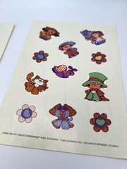 Vintage 80’s Current Inc. Calico Crossings Cute Kids W/ Animals sticker sheets