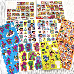 Vintage Sticker Lot – Sandy Lion Dora The Explorer, Barney, Arthur, Nick Jr.