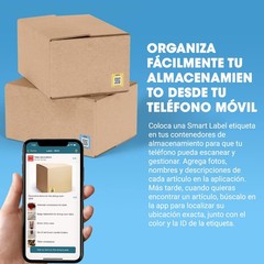 SmartLabels – Etiquetas QR en Español | Paquete de 48 | Multicolor | Calcoman…