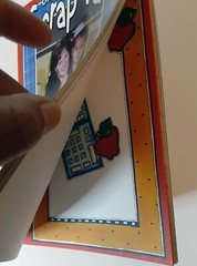 School Days Scrap Lot Paper Scraps Printed Frames Stickers Acid and Lignin Free