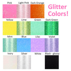 Glitter Bat Stickers! – Choose a Size & Color! – Multicolor Glitter