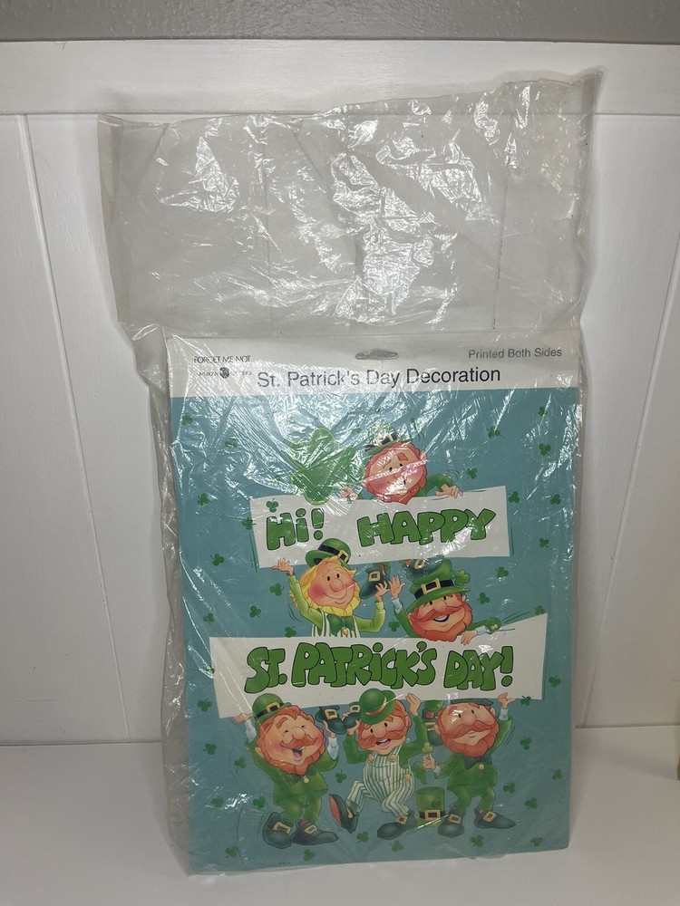 Forget Me Not American Greetings St Patrick’s Day Die Cuts Leprechaun Shamrocks