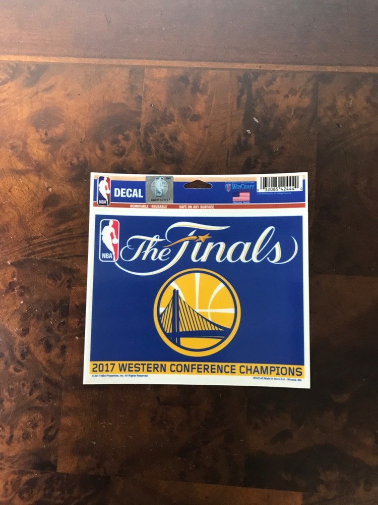 NBA Multi-Use Decal Reusable/Removable NEW-GOLDEN STATE WARRIORS – 2017 FINALS