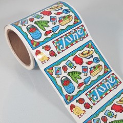 Vintage Frances Meyer June Month Sticker Roll Lot of 91 Sheets