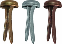 Metal Long Fasteners, 99 per Pack, 7/16 Inches, Antique Finishes, TH92703