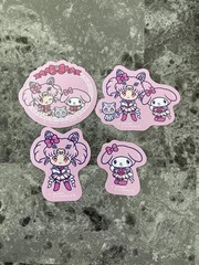 Bandai Sailor Moon X Sanrio Die-cut Stickers Japan Import Kawaii Cute Stickers