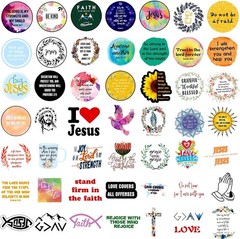 220Pcs Christian Bible Verse Stickers Waterproof for Water Bottles Laptop DIY