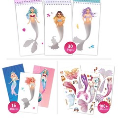 Sticker Dress up Mermaid – Sticker Activity Book for Kids. Learn Girls Fashio…