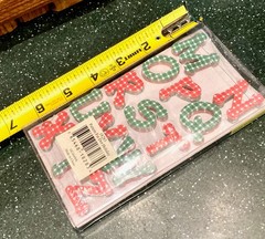 Alpha Stax Paper Letters ABC LOT Colorbok 1300 Pcs Each Pack: Pastel & Xmas