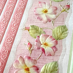 Brenda Walton Florals Scrapbook Stickers Lot – K&Co – Retired – 10 pc Kit