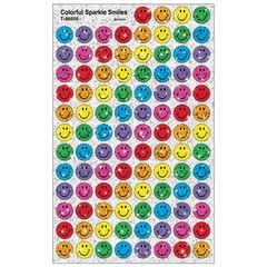 Colorful Sparkle Smiles Stickers Value Pack (1300 Stickers)