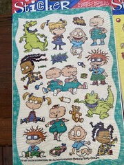 Forget Me Not RUGRATS STICKERS 2 Packages New Sealed Vintage 2 Sheets Each