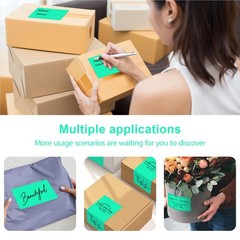 3 x 5 inch Home Moving Box Labels for Storage Bins 300pcs Colored Blank Label…