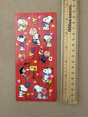 Peanuts Snoopy Heart Love Mail Stickers Sticker Sheet Charlie Lucy Schulz Hallma