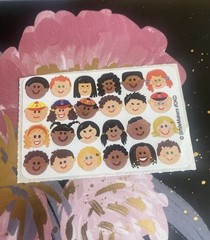 Vintage SmileMakers Mini Dots Kids 2×4 Inches Sticker Mod