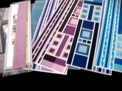 Perfect Fit Purple Photo Mounting Paper, Great Lengths, Paper strips various
