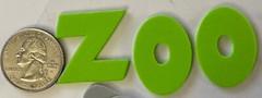 ZOO Foamies Stickers(7pc) Darice•Animals•Elephant•Lion •Monkey•Card making.