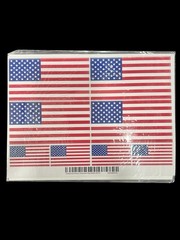 American Flag Stickers Decals Sheet 8 Pack Large & Small USA Flags 4×2 2×1