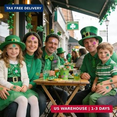 1000 PCS St Patricks Stickers for Kids 2 Rolls Sparkly Shamrock Stickers 5 Desig