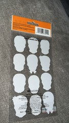 Sticko- Scrapbooking Crafts Stickers Halloween Sugar Skulls Brown Black Repeats