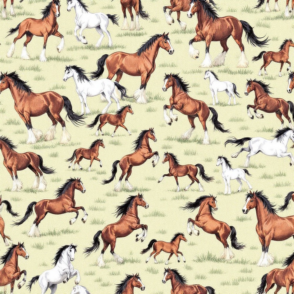 Clydesdale Decoupage Rice Paper For Ornament-Wood Art A4 1 Sheet