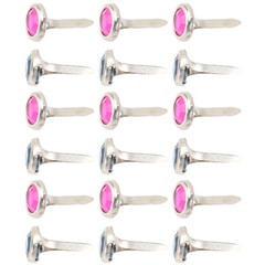 100PCS Mini Brads Metal Brads Round Paper Round Brads Fasteners Pin