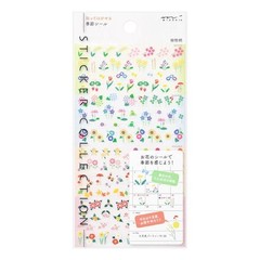 MIDORI Planner Stickers, Seasonal Plant Pattern, 82391006