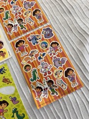 Vintage Sticker Lot – Sandy Lion Dora The Explorer, Barney, Arthur, Nick Jr.