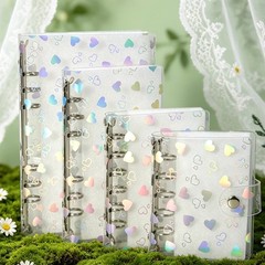 Binders Notebook Refillable Pages 5 Hole Design for Multiple Angles Writing Use
