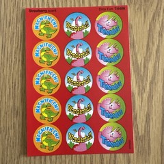 LOT of 20 Vintage TREND Scratch & Sniff Sticker Sheets & Purple Ladybug Stickers