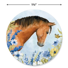 12 BEAUTIFUL ©Susan Winget HORSE HORSES EQUESTRIAN STICKERS USA MADE #14
