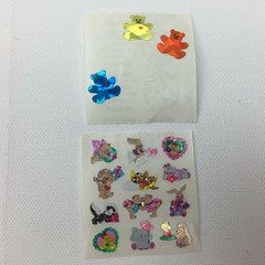 Vintage Holographic Sticker Sheets Animals Hearts Cars Dolphins Fun Variety Pack