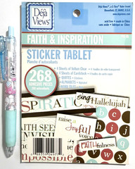 Faith Inspiration Words Book Stickers Scrapbooking Card Journal Planner