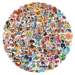 Paw Patrol Stickers Search Rescue Dogs Cartoon Kid Decal Vinyl Pack Lot 100 pcs