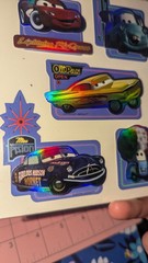 Hallmark Stickers Disney Pixar Cars Lightning McQueen 1 Sheet Dimensional Foil