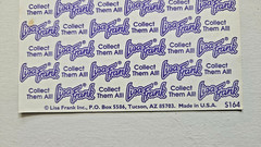 VTG Lisa Frank Sticker Sheet Complete Rare #S-164 Hearts
