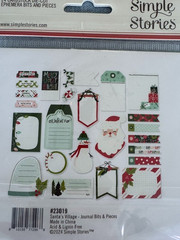 Lot of 5 Simple Stories Santa’s Village Embellishments – Scrapbook, Craft NIP